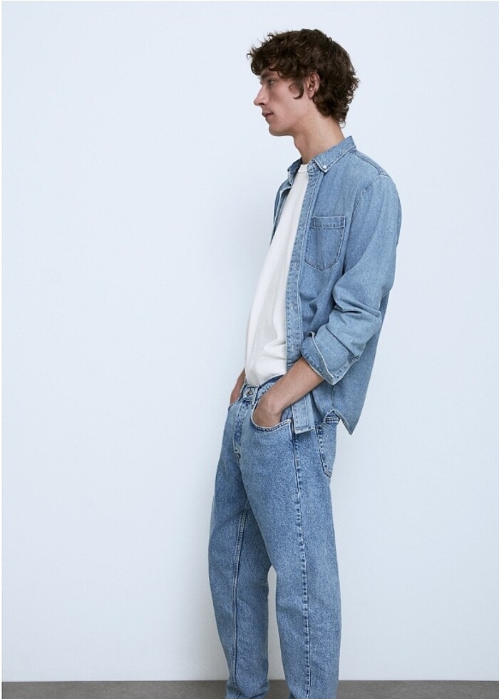 ZARA - Denim Gömlek / Ceket — görsel 4/9