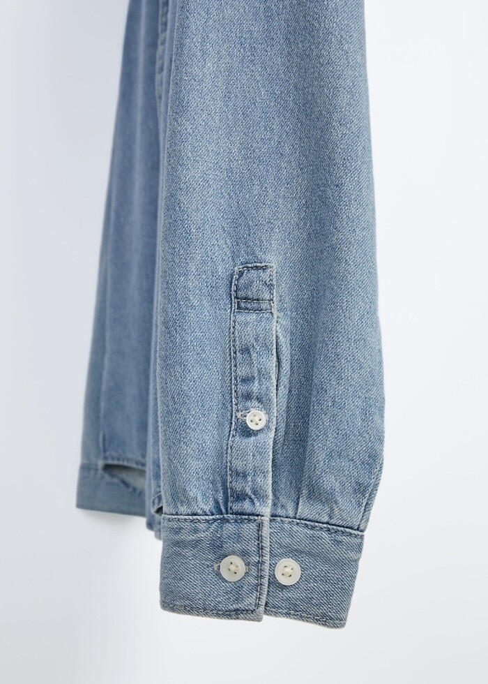 ZARA - Denim Gömlek / Ceket — görsel 8/9