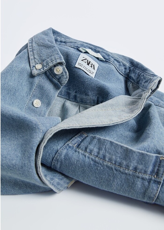 ZARA - Denim Gömlek / Ceket — görsel 7/9