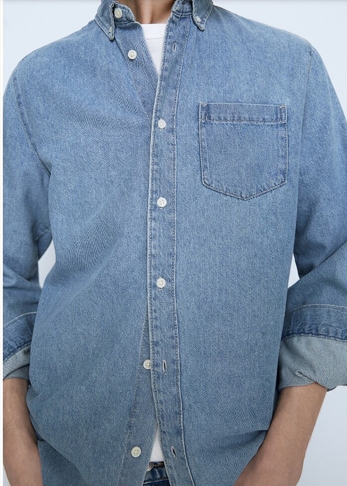 ZARA - Denim Gömlek / Ceket — görsel 6/9