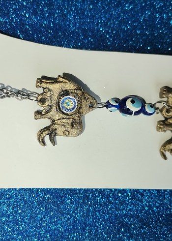 nazar boncuklu filli süs - Görsel 3