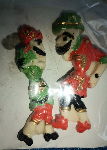 Mavi Zeminli Renkli Figürin Seti - Görsel 8