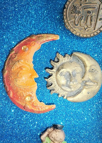 Mavi Zeminli Renkli Figürin Seti - Görsel 4