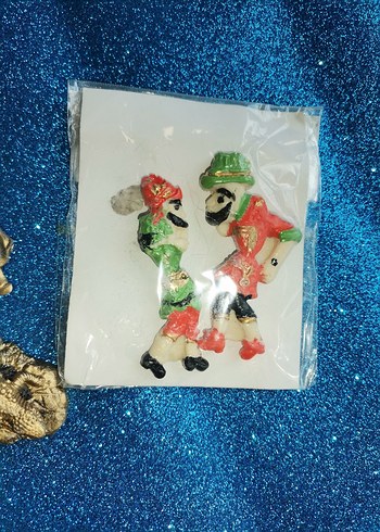 Mavi Zeminli Renkli Figürin Seti - Görsel 2