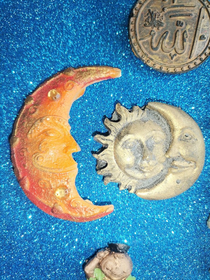 Mavi Zeminli Renkli Figürin Seti - Görsel 4