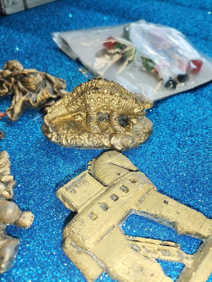 Mavi Zeminli Renkli Figürin Seti - Görsel 5