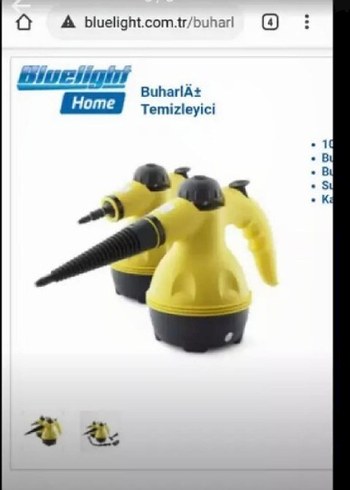 Bluelight Buharlı Temizleyici