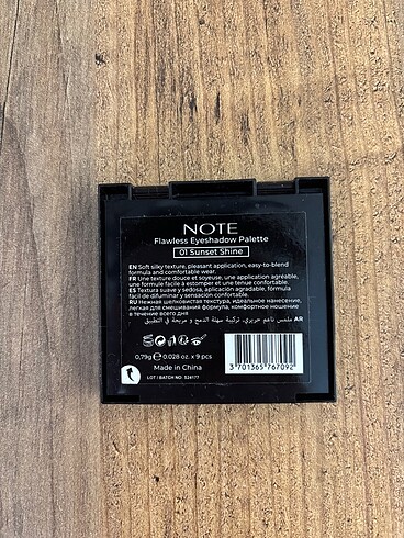 Note Note far paleti