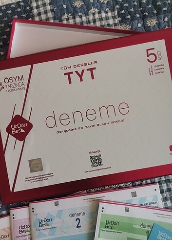345 üç dört beş tüm dersler tyt deneme genel