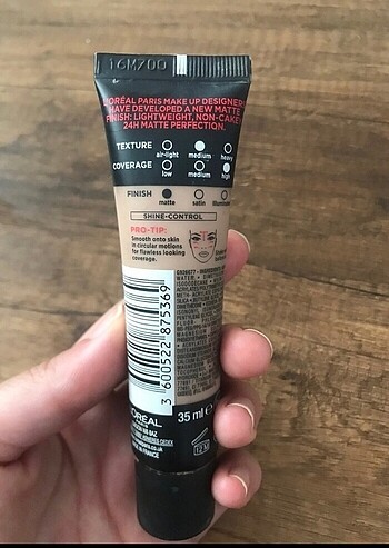 L'Oréal Paris Loreal ınfallıble Matte Fondoten