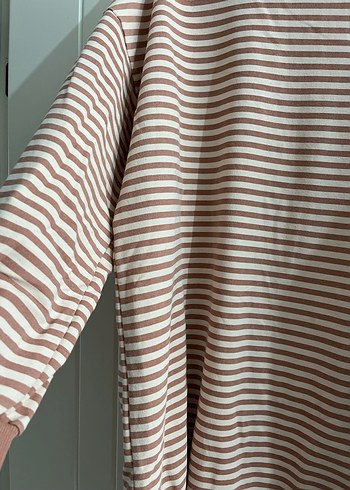 Bej Çizgili tunik - Görsel 3