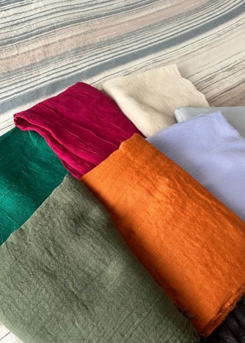 Şal bürümcük bambu kraş pamuk - Görsel 2