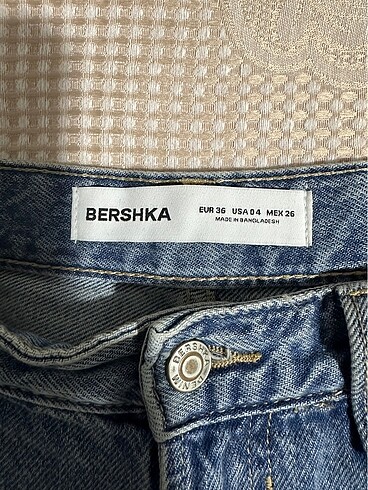 s Beden mavi Renk Bershka pol paça pantolon