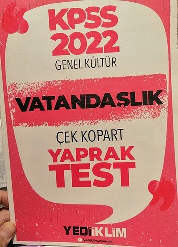 Test kitabı