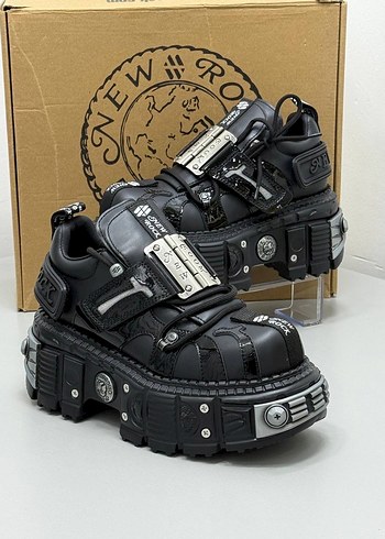 New Rock women Goth Boot - Görsel 5