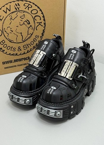 New Rock women Goth Boot - Görsel 3