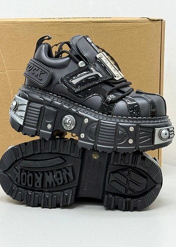 New Rock women Goth Boot - Görsel 4