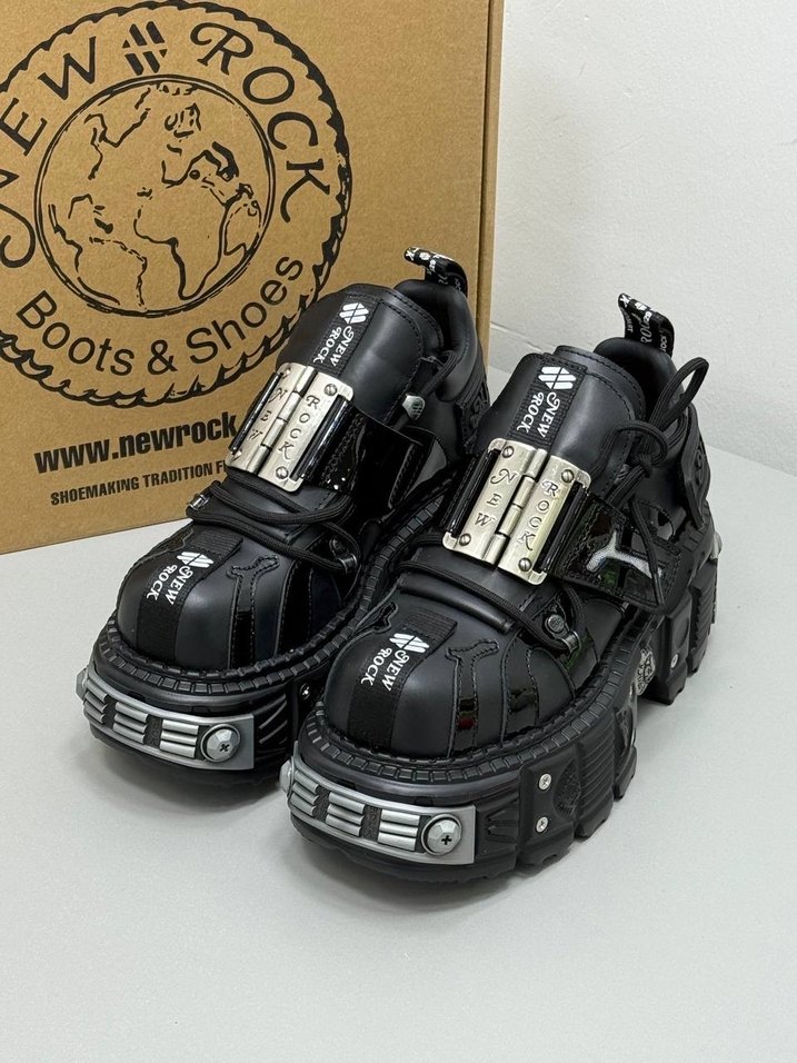 New Rock women Goth Boot - Görsel 3