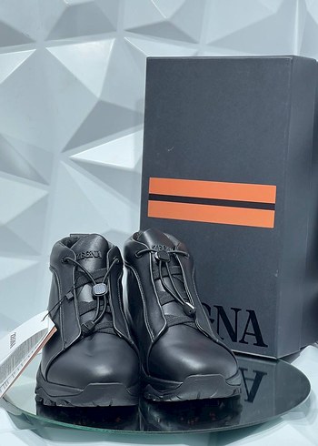 ZEGNA Siyah Fermuarlı Erkek Botları - Görsel 3