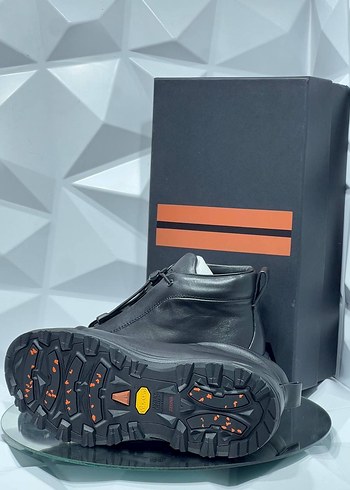 ZEGNA Siyah Fermuarlı Erkek Botları - Görsel 2