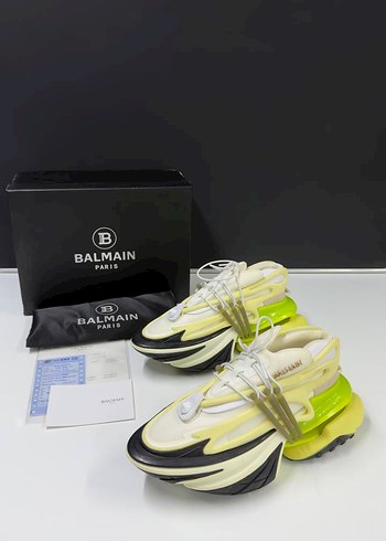Balmain Neon Detayli Sehir Sneaker İ