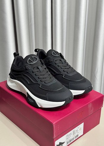 Valentino Siyah Beyaz Sehir Sneakeri