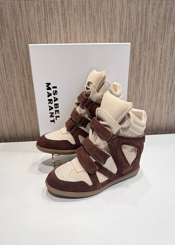 Isabel Marant İsabel Marant Siklik Ve Rahatlik Kahverengi Suet Sneaker