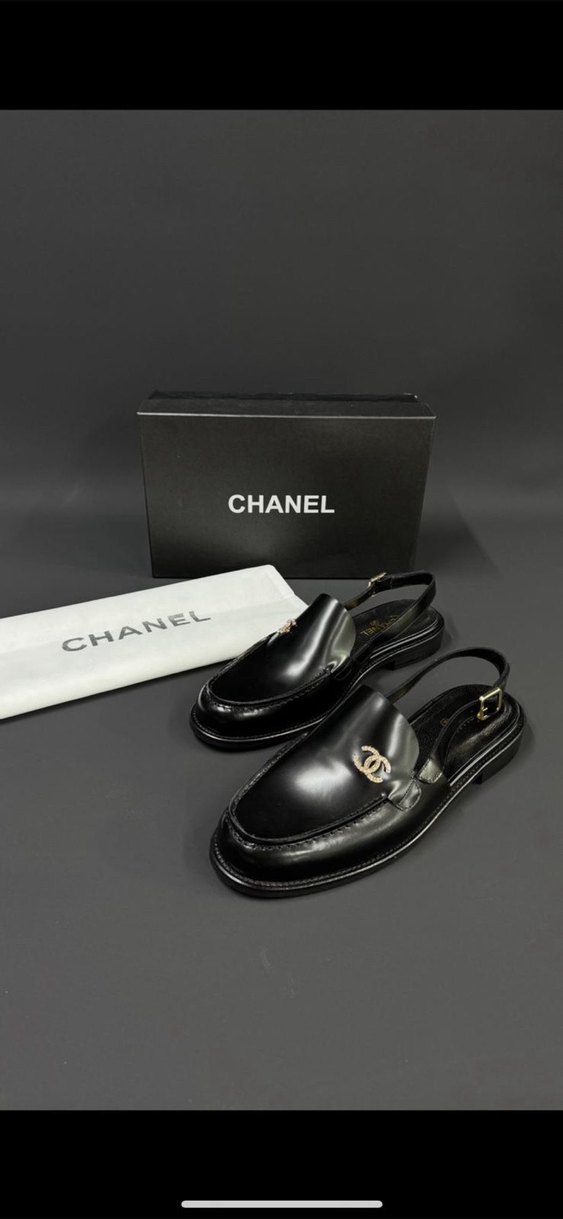 Chanel Deri Sandalet - Görsel 5