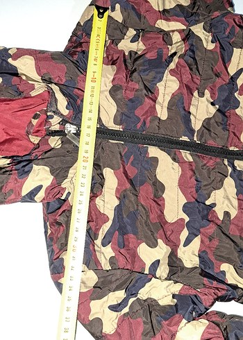 Kamuflaj cocuk mont 7-8 yaş - Görsel 4