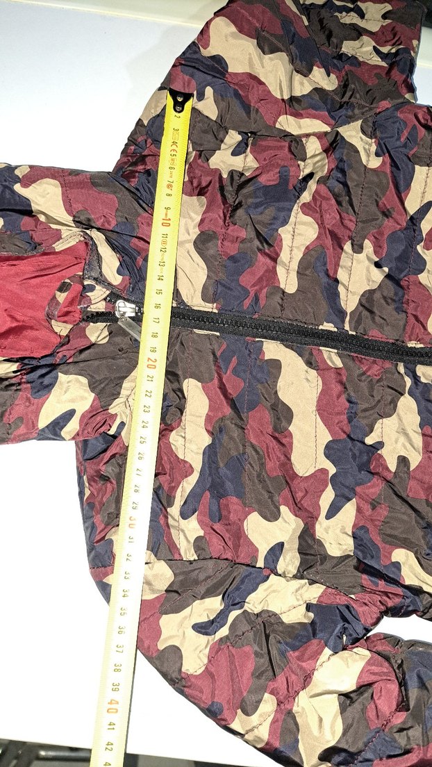 Kamuflaj cocuk mont 7-8 yaş - Görsel 4