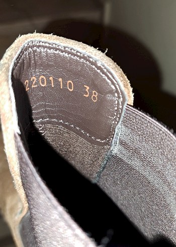 DERIMOD taba renkli, süet chelsea bot - Görsel 7