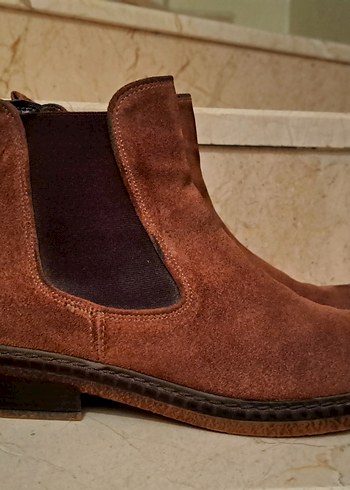 DERIMOD taba renkli, süet chelsea bot - Görsel 2