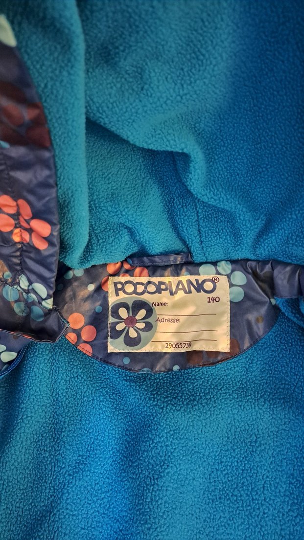 Kız Çocuk Kapüşonlu Çiçek Desenli Yağmurluk - Görsel 4