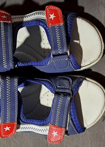 35 Beden mavi Renk Erkek Çocuk deri ayarlanır sandalet