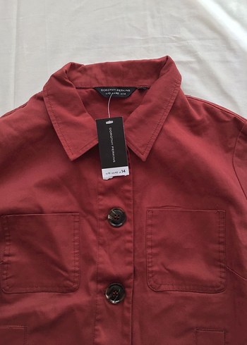 m Beden Dorothy Perkins Bordo Düğmeli Kadın Ceket