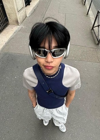 Pinterest model Bershka y2k Güneş Gözlükleri - Görsel 4