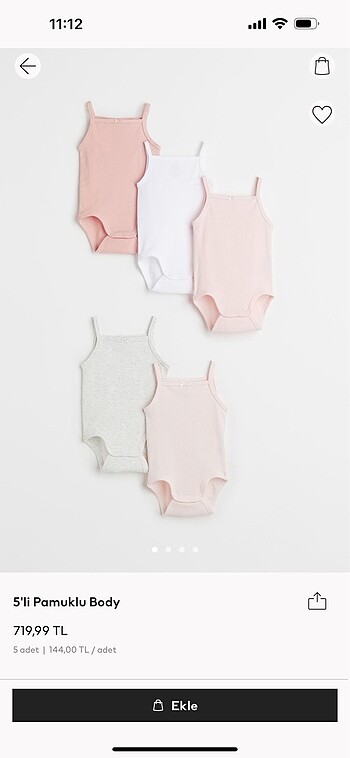 H&M çıtçıtlı zıbın - Görsel 4