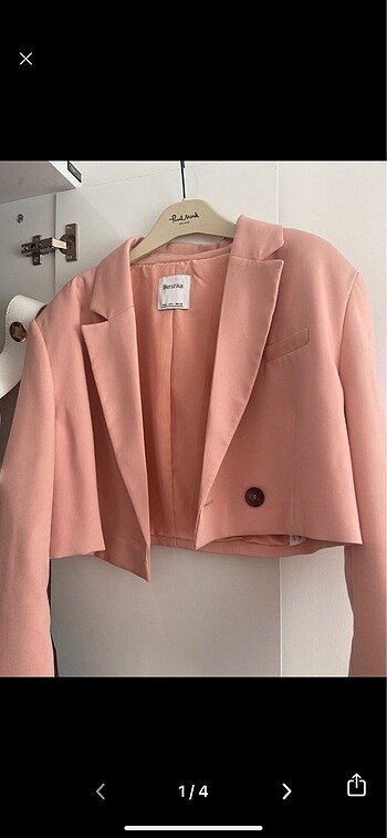 bershka crop ceket