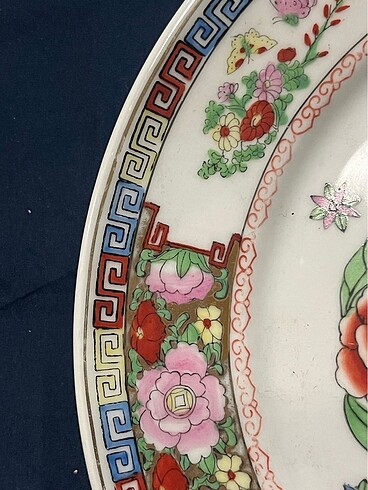 Çin el boyama tabak - Görsel 4