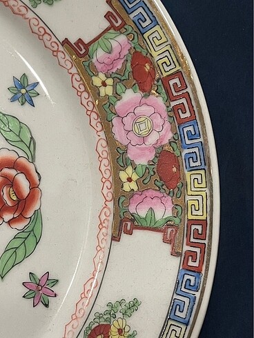 Çin el boyama tabak - Görsel 5