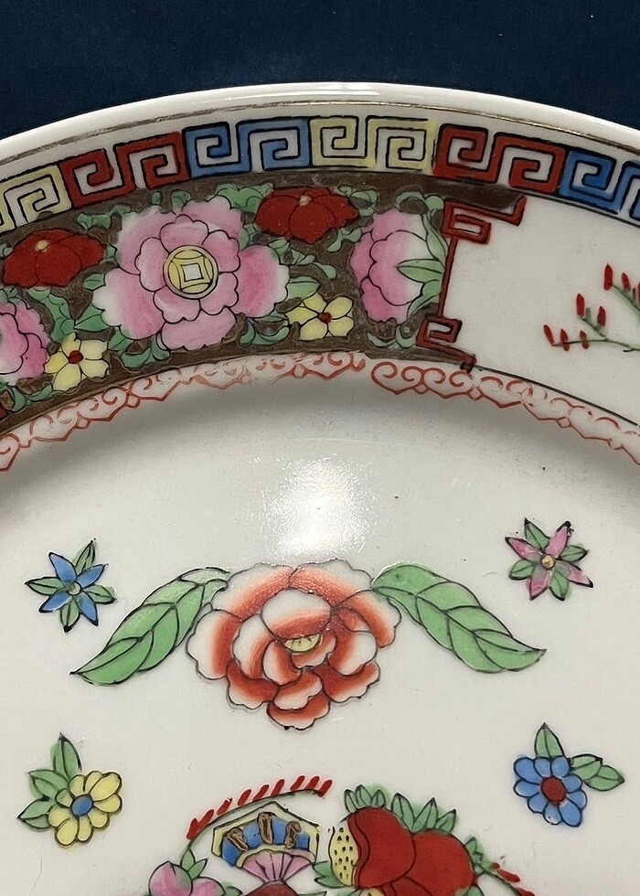 Çin el boyama tabak - Görsel 3