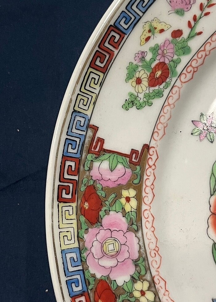 Çin el boyama tabak - Görsel 4