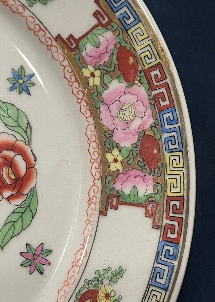 Çin el boyama tabak - Görsel 5