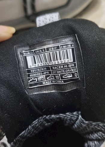 Gri Beyaz Erkek Spor bot - Görsel 3