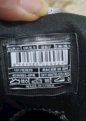 Gri Beyaz Erkek Spor bot - Görsel 4