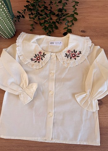 Düğmeli Bohem Tarzı Kız Elbisesi - Görsel 3