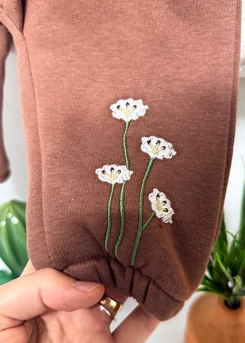 Kahverengi Kürk Detaylı Bebek Kız Tulumu - Görsel 4