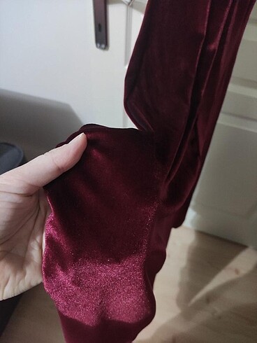 Kadife elbise - Görsel 7