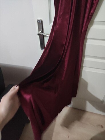 Kadife elbise - Görsel 6