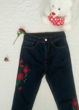 nakış işlemeli skinny jeans